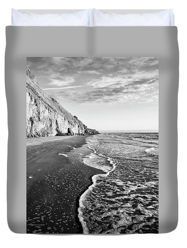Water's Edge Duvet Cover featuring the photograph Danish West Coast by Photographercw