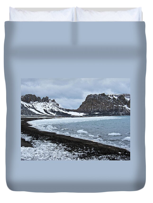 Tranquility Duvet Cover featuring the photograph Deception Island by Kelly Cheng Travel Photography