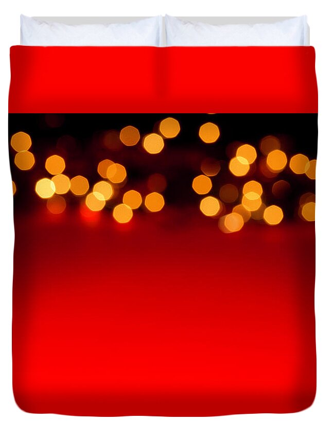 Funky Duvet Cover featuring the photograph Defocused Lights by Republica