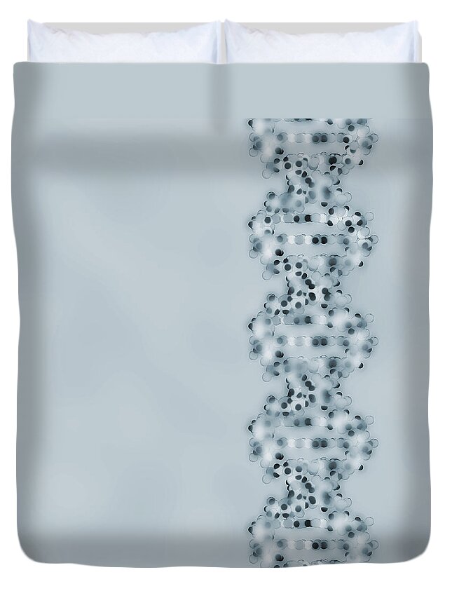Connection Duvet Cover featuring the photograph Dna by Thomas Northcut