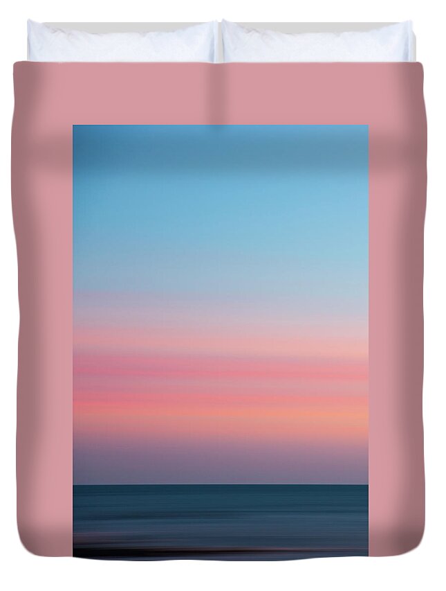 Sunrise Duvet Cover featuring the photograph Dreamy Sunrise  by Ann-Marie Rollo