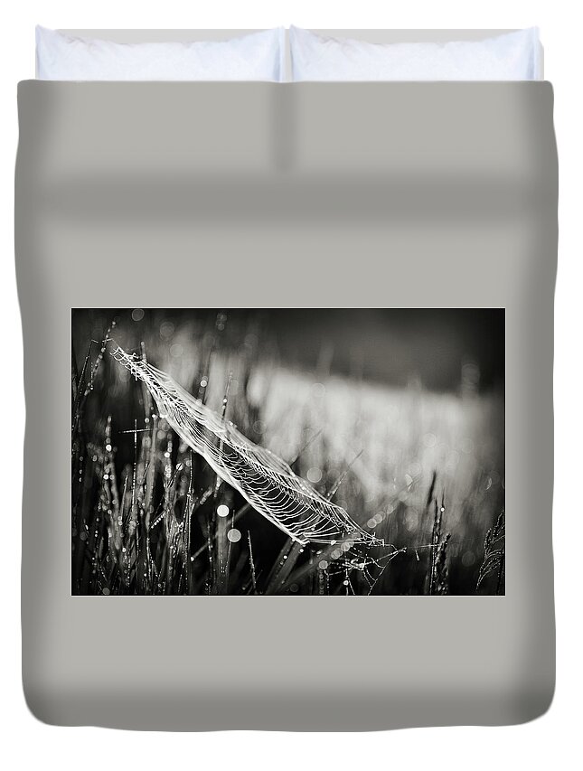 Black And White Duvet Cover featuring the photograph Everything by Michelle Wermuth