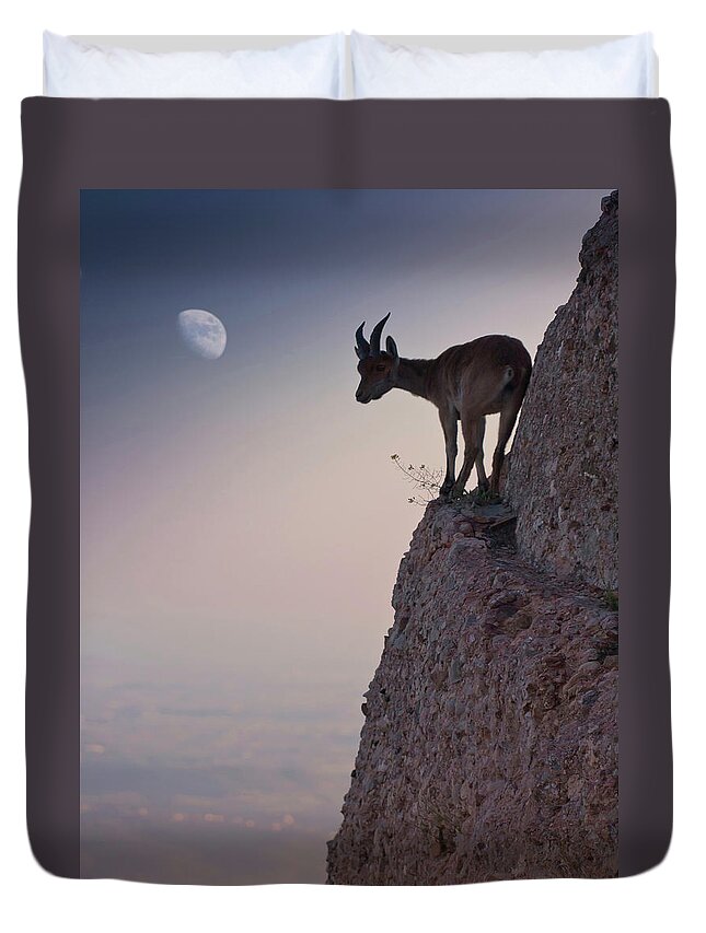 Animal Themes Duvet Cover featuring the photograph For Bunch Of Flowers by Renato Is A Spanish Photographer.