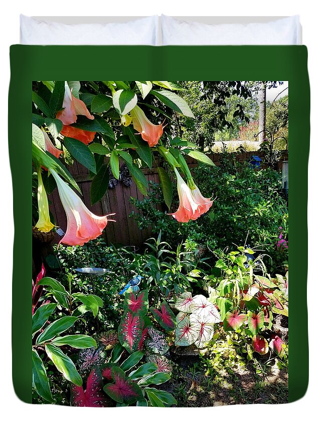 Garden Duvet Cover featuring the photograph Garden III by Joe Roache