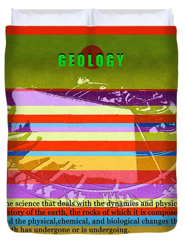 Geology art and definition Duvet Cover by David Lee Thompson - Fine Art  America