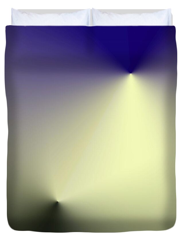 Ghosts Duvet Cover featuring the digital art Ghosts by Alex Caminker