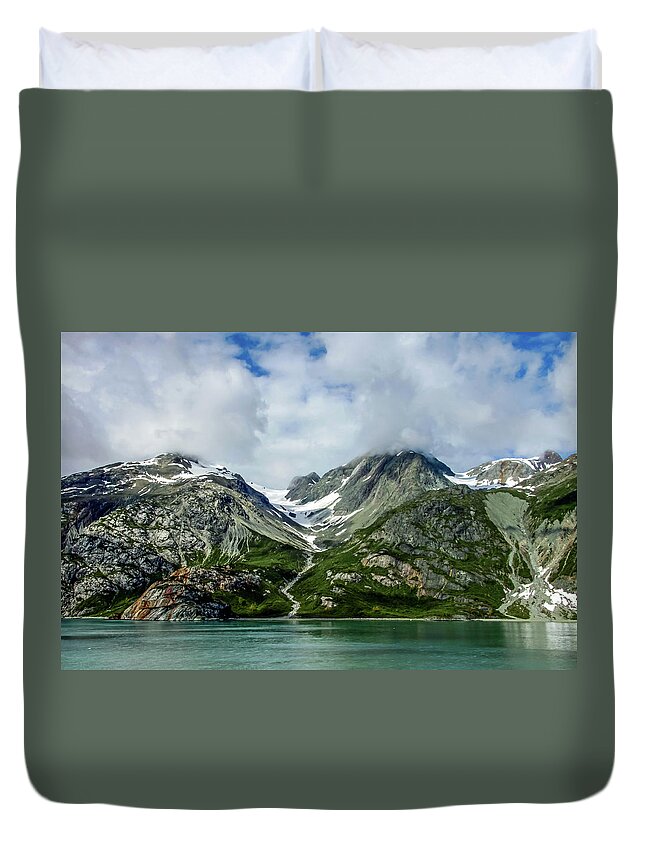 Alaska Duvet Cover featuring the photograph Glacier Bay 3 by Dawn Richards