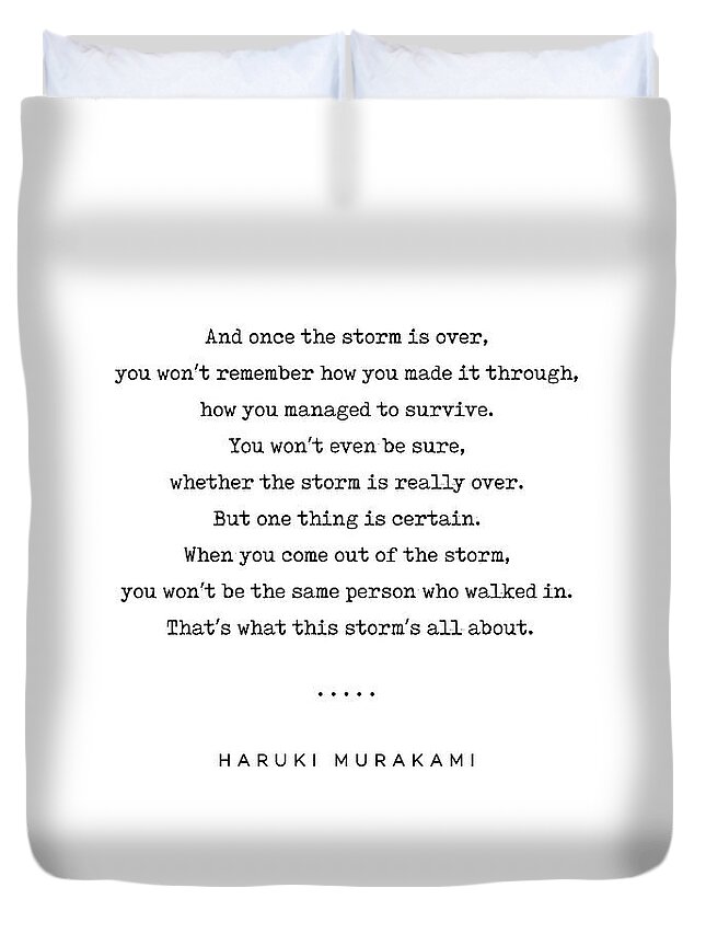 Haruki Murakami Quote 01 - Typewriter Quote on Old Paper