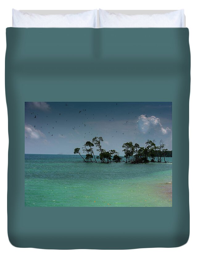 Animal Themes Duvet Cover featuring the photograph Havelock, Andamans by Photograph By Jayati Saha