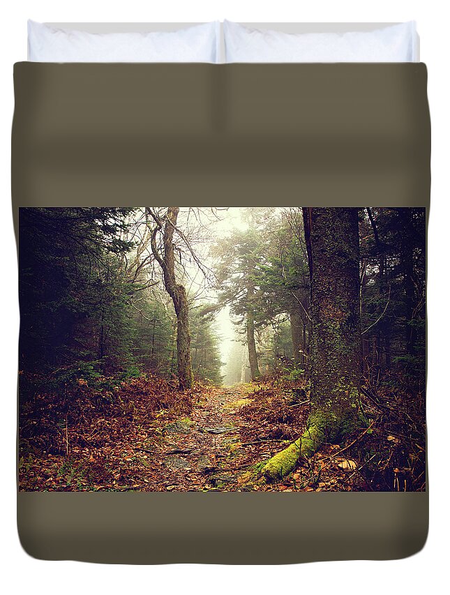 Tranquility Duvet Cover featuring the photograph Haystack Mountain Vermont by Matthew Stallone