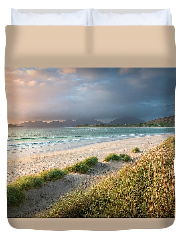 Adam West Duvet Cover featuring the photograph Heaven In Harris by Adam West