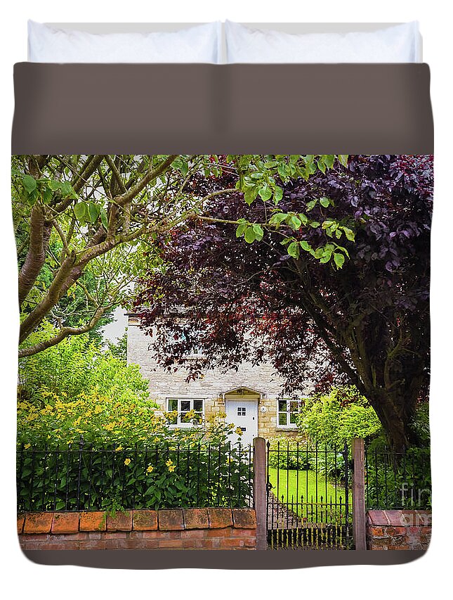 Cotswolds Duvet Cover featuring the photograph Home Sweet Home by Abigail Diane Photography