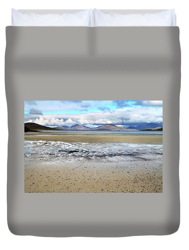 Scenics Duvet Cover featuring the photograph Horgabost Beach, Harris by Ultraforma 
