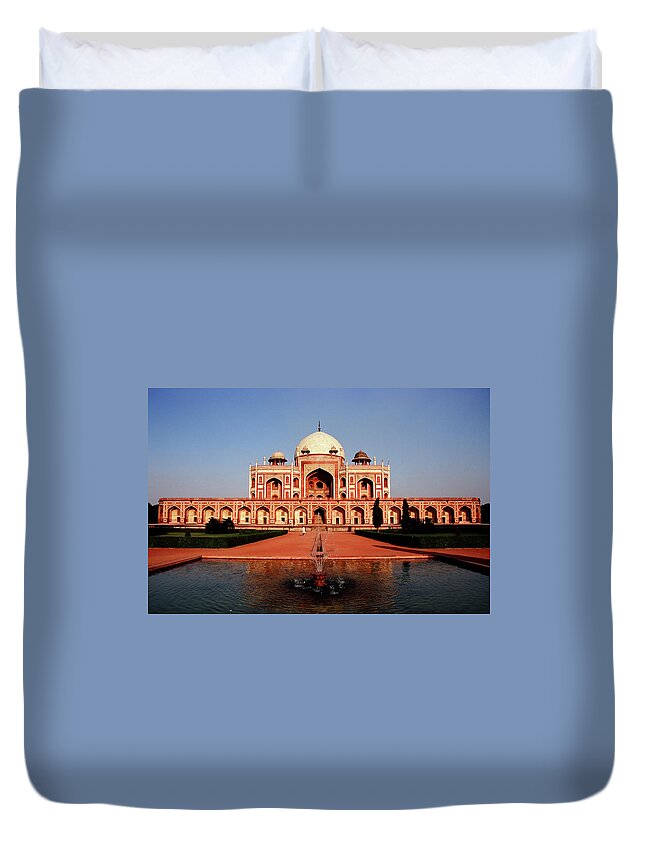 Built Structure Duvet Cover featuring the photograph Humayuns Tomb, Delhi by Kelly Cheng Travel Photography