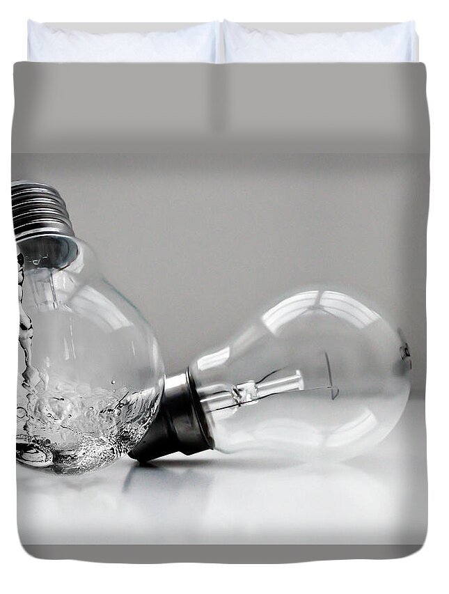 Dublin Duvet Cover featuring the photograph Hydro Electric by Image By Catherine Macbride