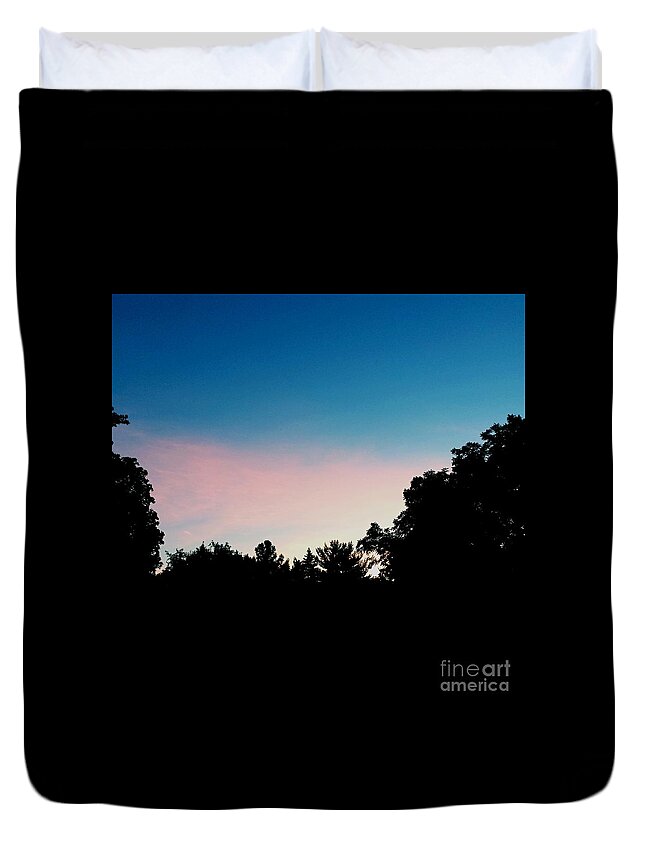 Sunrise Duvet Cover featuring the photograph I Am The Light Of The World by Frank J Casella