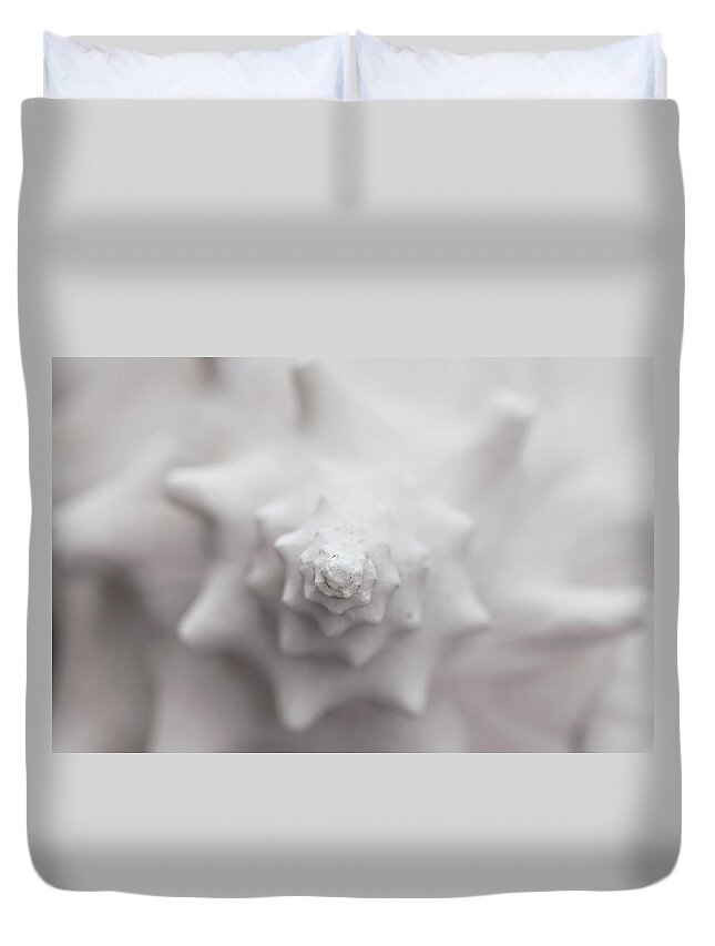 Single Object Duvet Cover featuring the photograph I See Sea Shells by Matthew Stallone