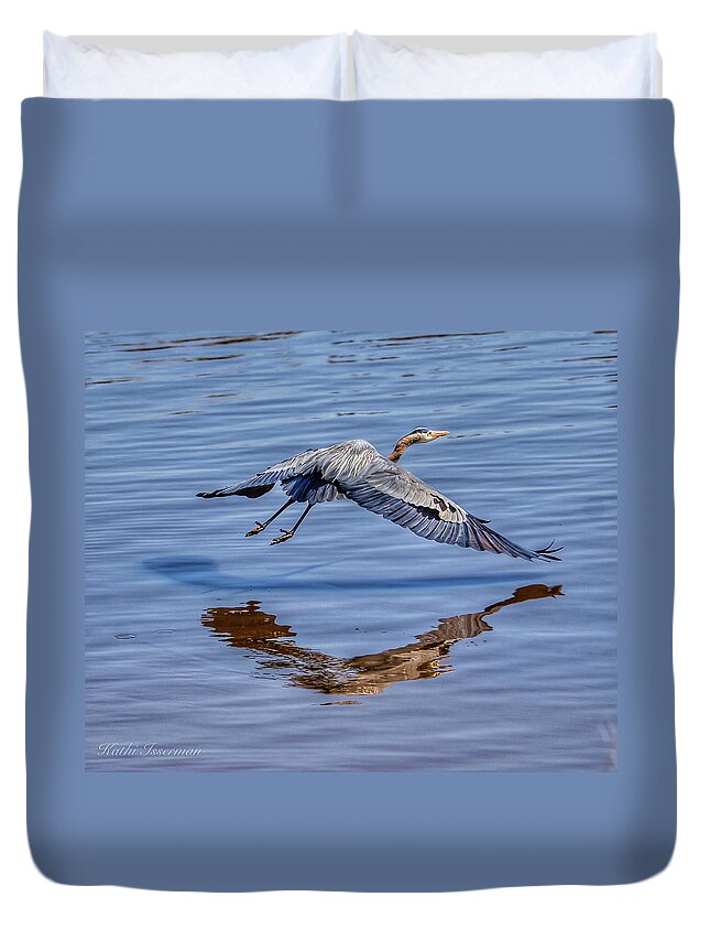 Birds Duvet Cover featuring the photograph In Flight Music by Kathi Isserman