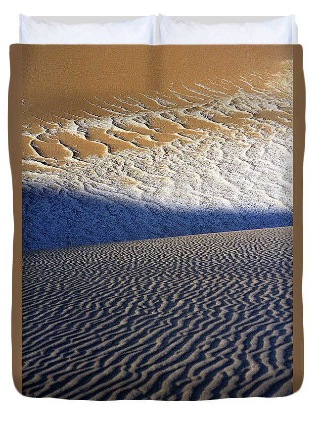Scenics Duvet Cover featuring the photograph India, Manali-leh, Sand Dunes by Win-initiative/neleman