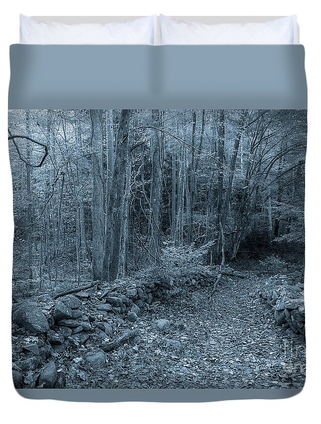  Stone Walls Duvet Cover featuring the photograph Is This The Way by Mike Eingle