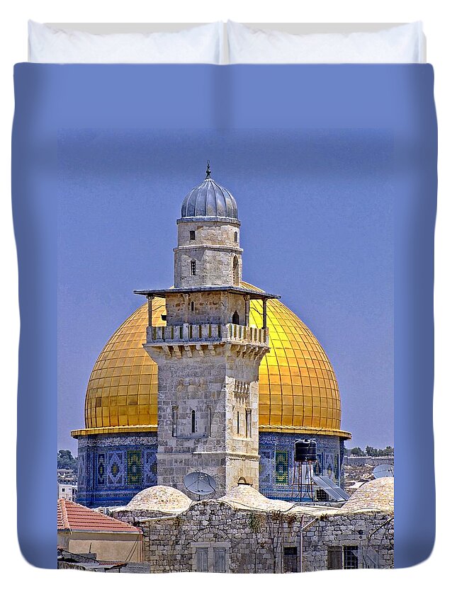 Tranquility Duvet Cover featuring the photograph Jerusalem by Sigurd66 Photography
