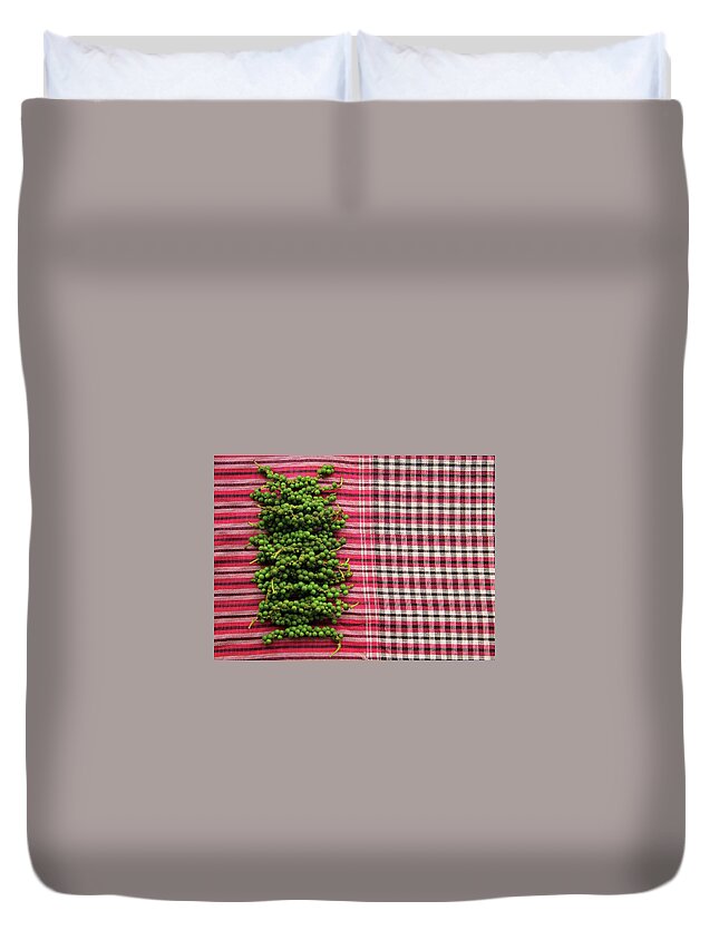 Bunch Duvet Cover featuring the photograph Kampot Pepper by Ital vita