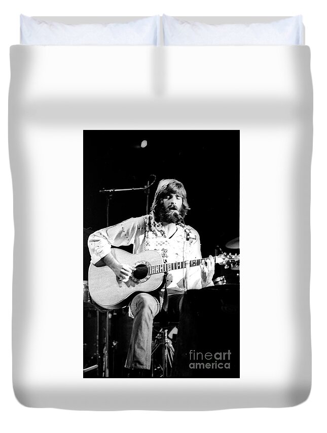 Kenny Loggins Duvet Cover featuring the photograph Kenny Loggins by Marc Bittan