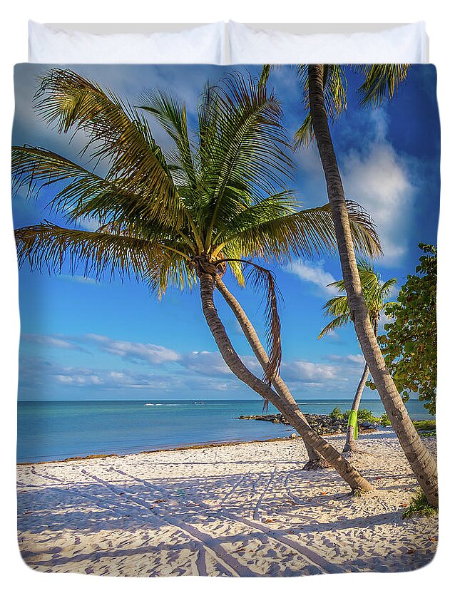 Key West Duvet Cover featuring the photograph Key West Florida by Robert Bellomy