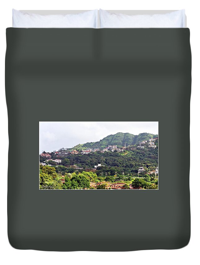 Tranquility Duvet Cover featuring the photograph Khandala by Photographs Of Arun Roy