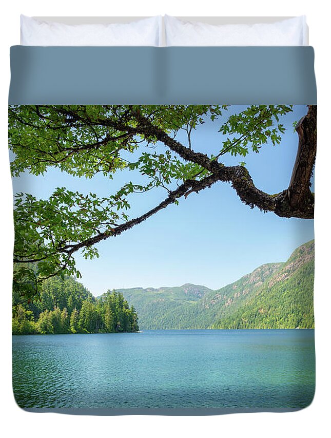 Lake Cameron British Columbia Duvet Cover For Sale By Delphimages