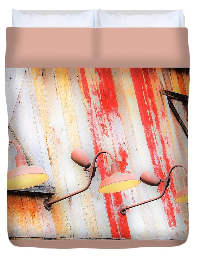 Building Duvet Cover featuring the photograph Light my Side by Merle Grenz