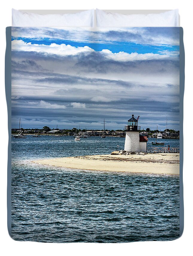 Lighthouse Artwork 7185 Duvet Cover featuring the photograph Lighthouse Artwork 7185 by Carlos Diaz