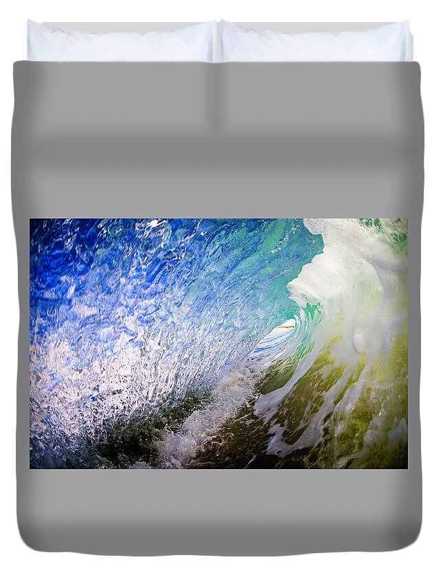 Backgrounds Duvet Cover featuring the photograph Liquid Colours by Shannonstent