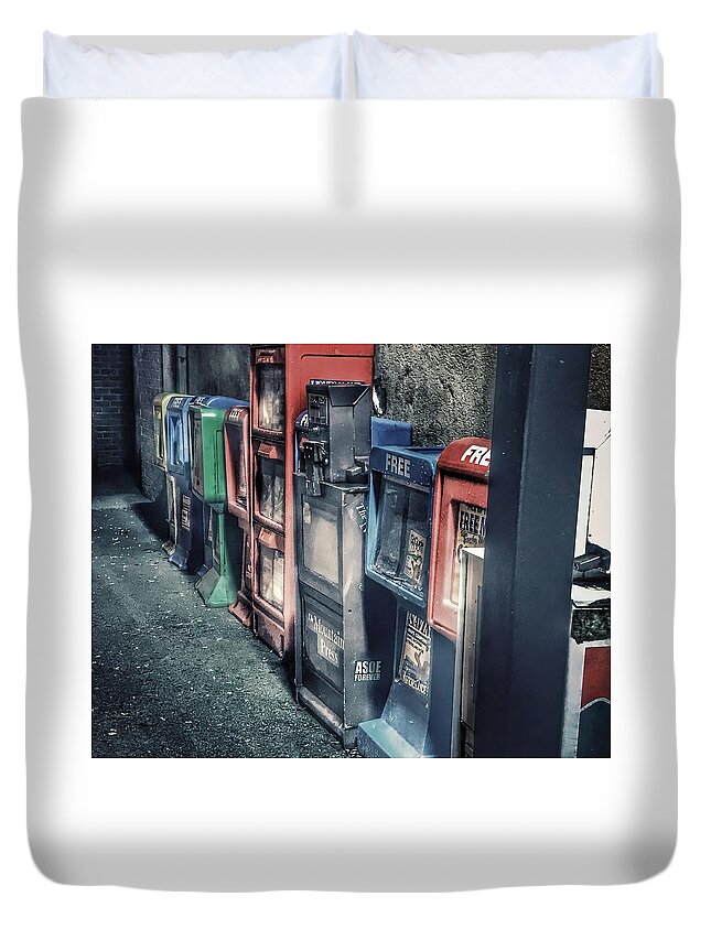  Duvet Cover featuring the photograph Loss of Relevance by Jack Wilson