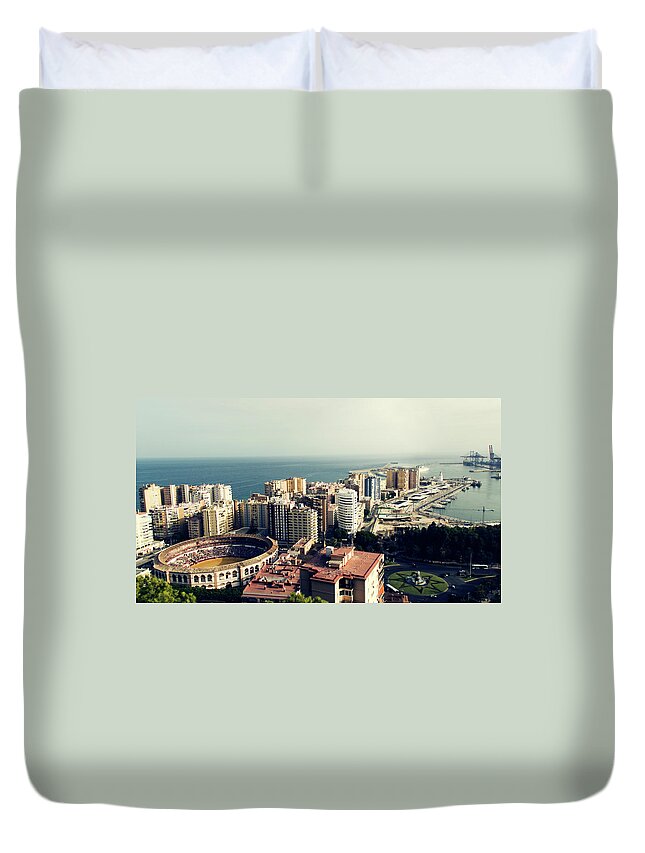 Built Structure Duvet Cover featuring the photograph Malaga by Carolina Panizo Photography