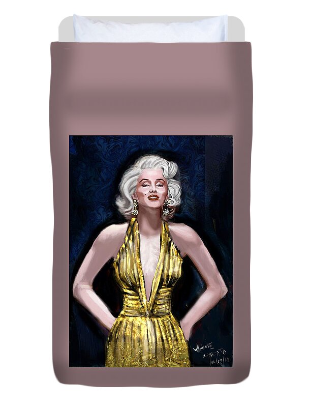 Marilyn Monroe Duvet Cover For Sale By Jamie Roberto Twin