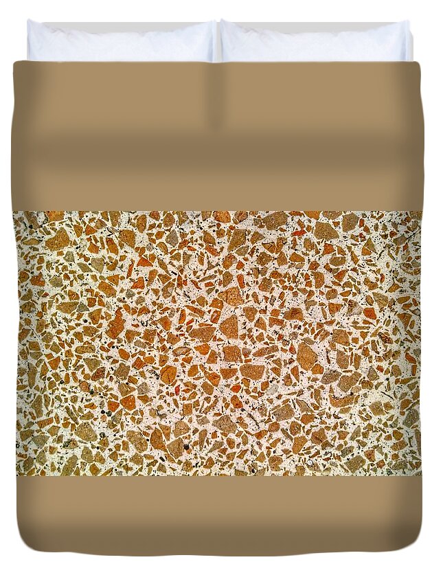 Mid Century Duvet Cover featuring the photograph Mid Century Terrazzo by Christopher Lotito