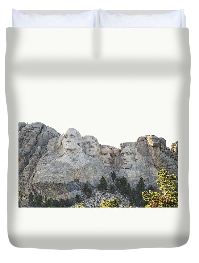 Mt Rushmore Duvet Cover featuring the photograph Mount Rushmore by Susan Jensen