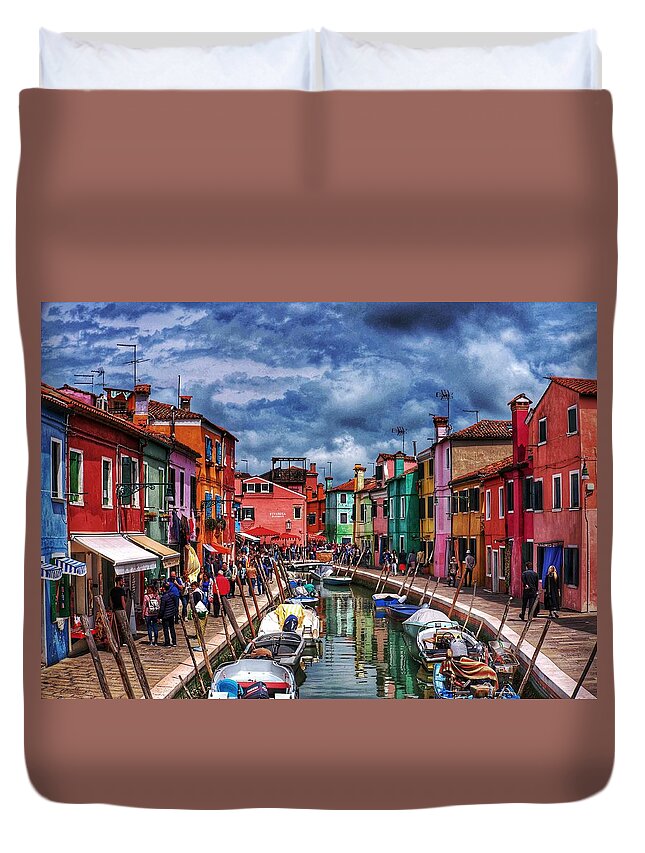  Duvet Cover featuring the photograph Murano by Al Harden