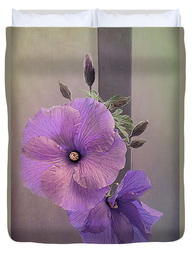 Native Duvet Cover featuring the photograph Native Hibiscus by Elaine Teague
