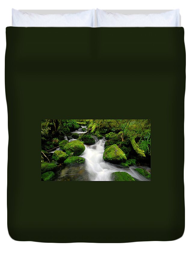 Scenics Duvet Cover featuring the photograph Nature by Rawpixel