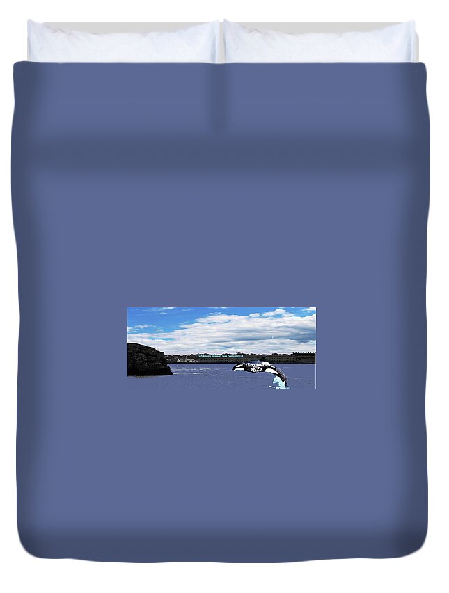 Newport Duvet Cover featuring the photograph Newport Jazz Festival 2019 by Imagery-at- Work
