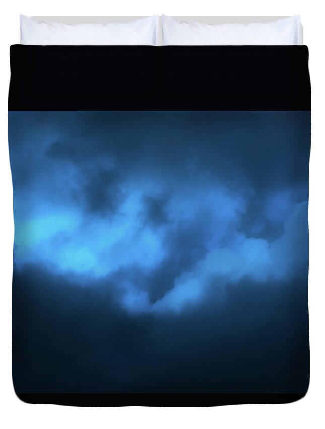 Backdrop Duvet Cover featuring the photograph Night Sky by Ct757fan