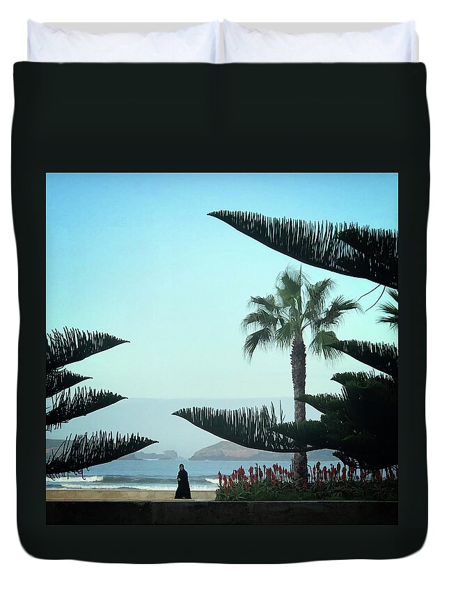 Essaouira Duvet Cover featuring the photograph Paradise in Essaouira by Jessica Levant