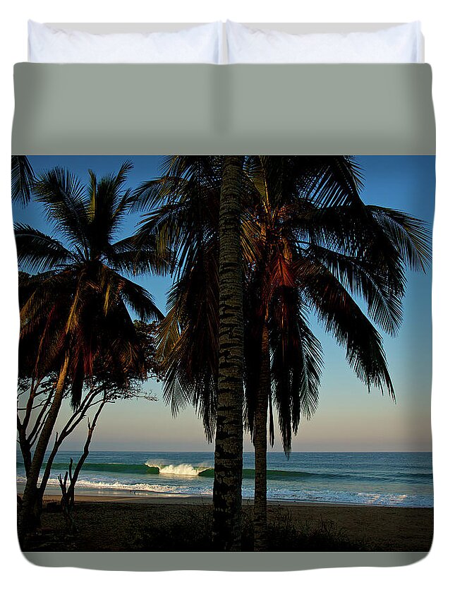 Surfing Duvet Cover featuring the photograph Paraiso by Nik West