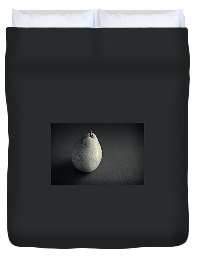 Sparse Duvet Cover featuring the photograph Pear by Daniel J. Grenier