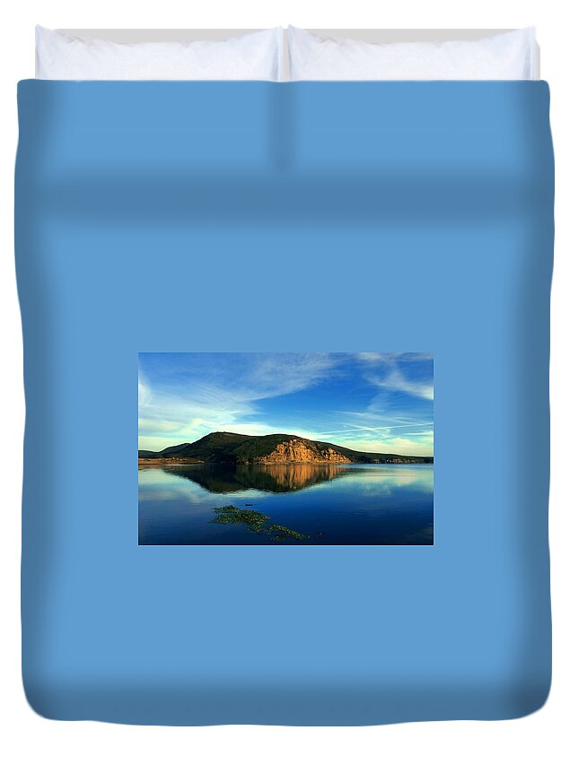 Tranquility Duvet Cover featuring the photograph Point Reyes State Park, Ca by By Meredith Farmer