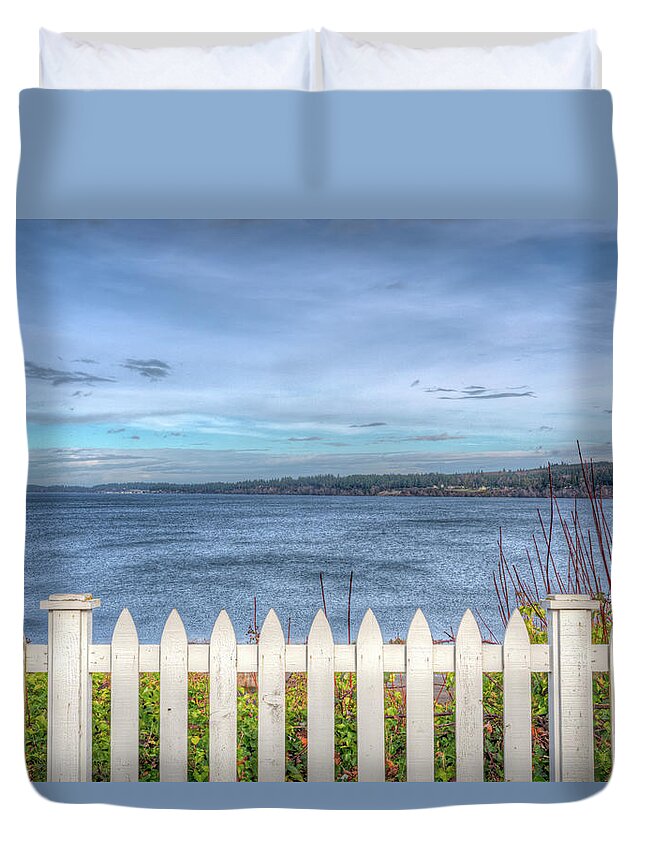 Seattle Duvet Cover featuring the photograph Port Gamble by Spencer McDonald