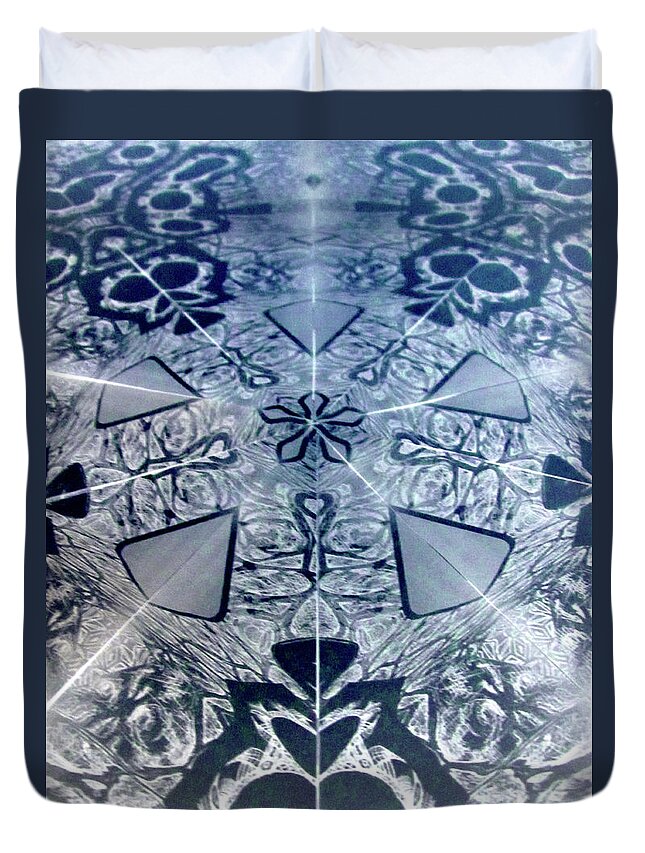 Star Duvet Cover featuring the mixed media Portal by Jeremy Robinson