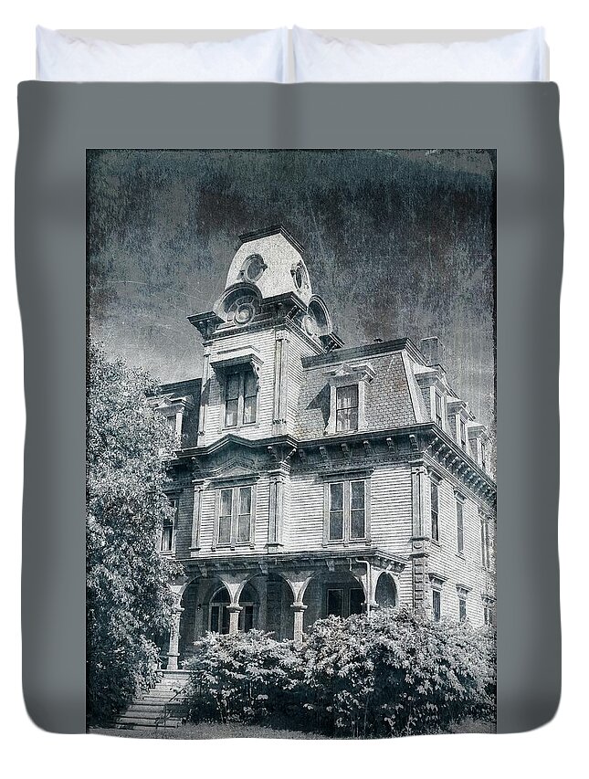 House Duvet Cover featuring the photograph Post Cards From The Past by Guy Whiteley
